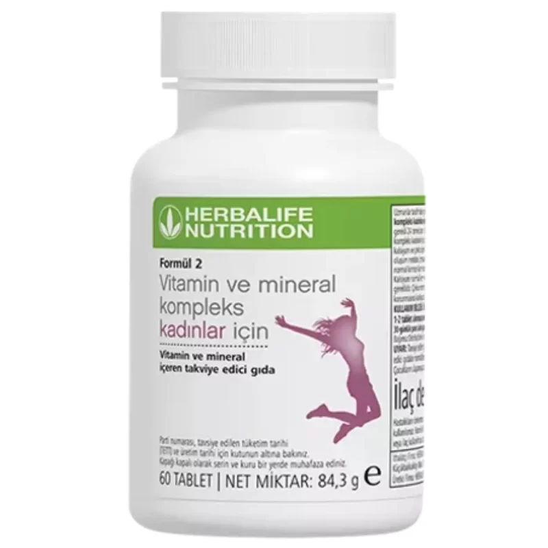 Herbalife Kadın Vitamini | Formül 2 Vitamin ve Mineral Kompleks