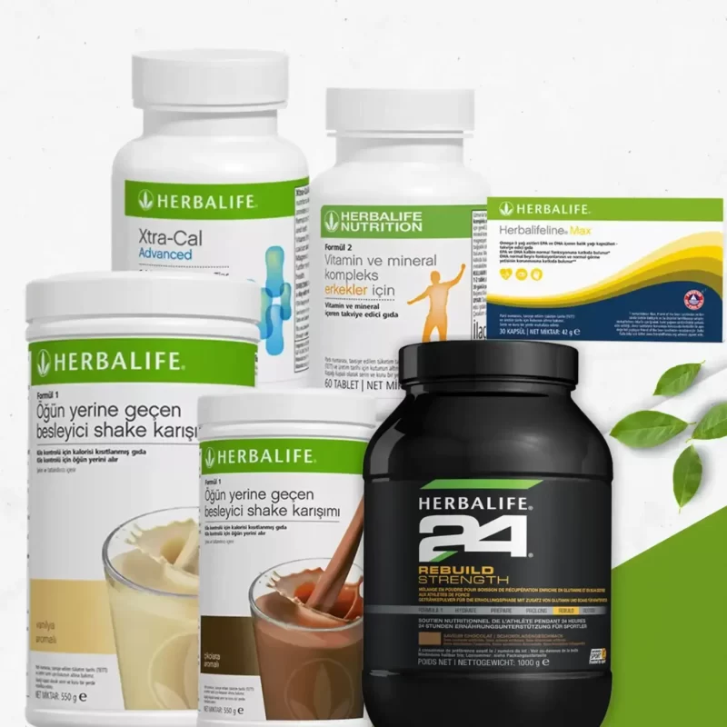 Erkeklere Özel Herbalife Yukarı Kilo Kontrolü Seti